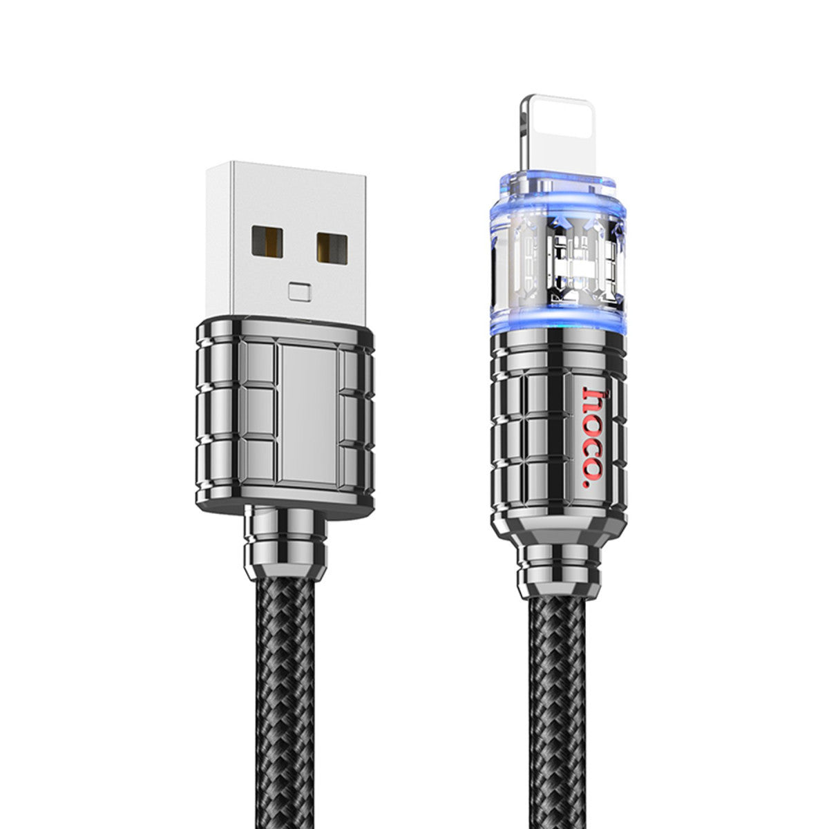 Hoco. U122 1.2M Lantern USB to Lightning Şarj Data Kablosu